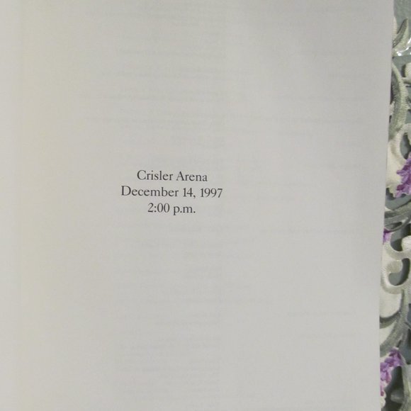 University of Michigan 1997 Winter Commencement Program Crisler Arena - Picture 7 of 13